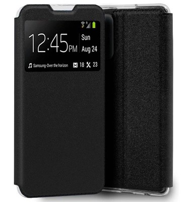 Funda Libro Soporte Mit Fenster Für Oppo A16 / A16S Farbe Schwarz