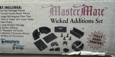 Dwarven Forge Master Maze Wicked Additions Set MM006 D&D Dungeon