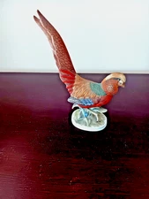 Lefton China Golden Pheasant Bird Figurine KW1538A Japan