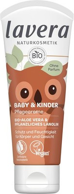 lavera Baby Kinder Pflegecreme Gesicht Körper Naturkosmetik Vegan 75ml