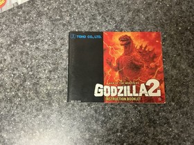 Godzilla 2: War of the Monsters (Nintendo NES, 1992) Complete In Box - CIB