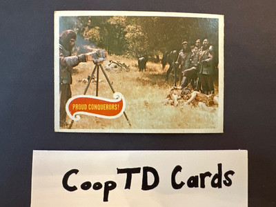 1969 Topps Planet of the Apes #16 Proud Conquerors Card