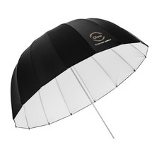 Glow Easy Lock Medium Deep White Fiberglass Umbrella 33 