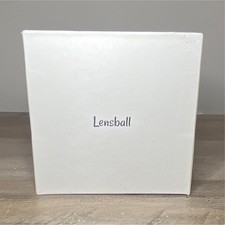 Lensball Crystal Photography Sphere Glass Clear with Box and Pouch