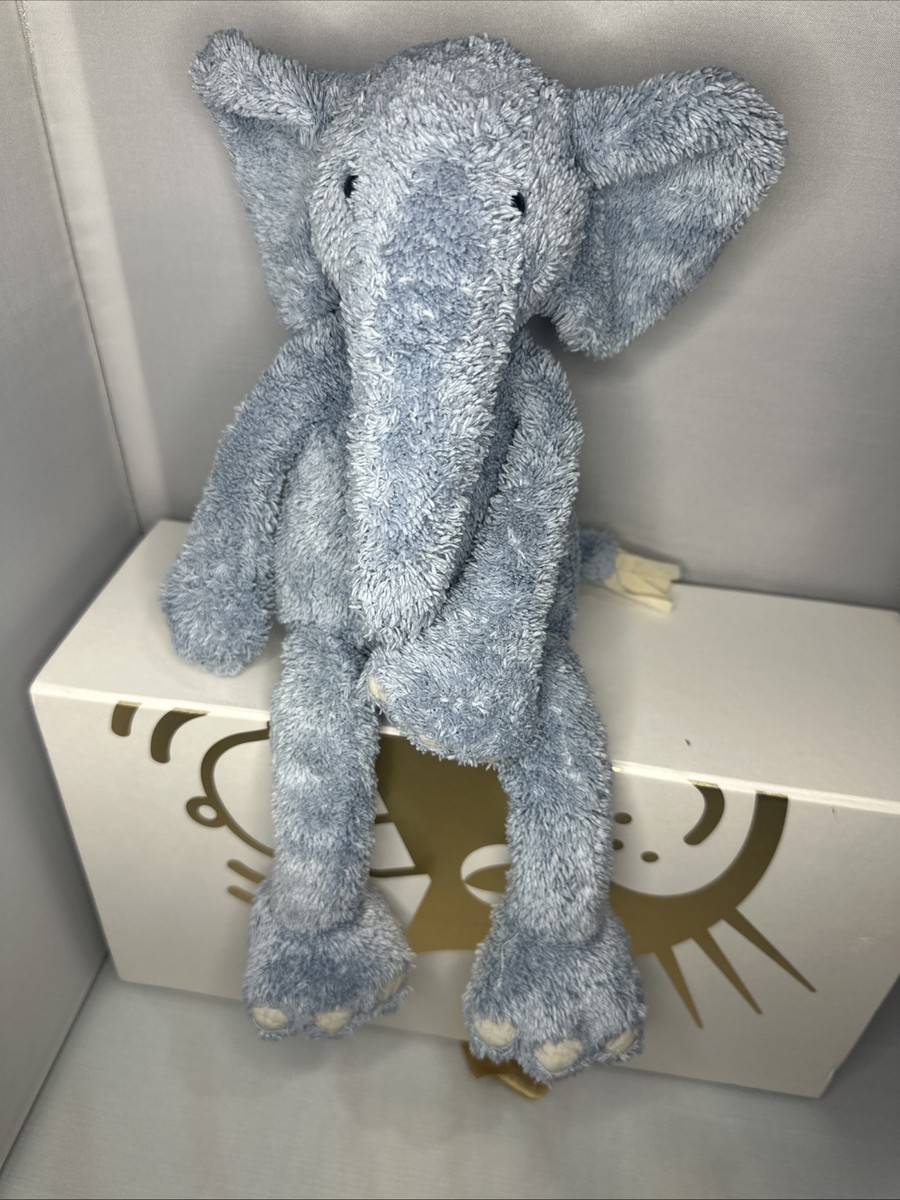 Rare And Retired - Jellycat Slackajack Blue Elephant Plush Toy