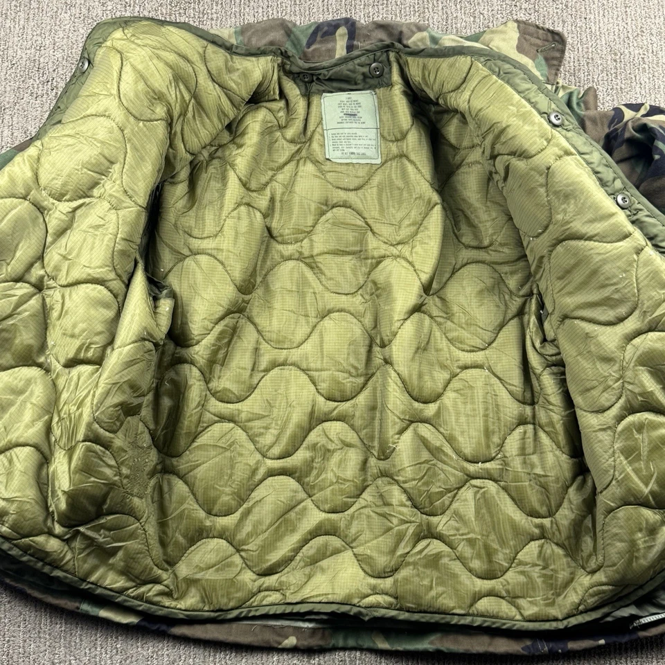 Chaqueta de Campo Alpha Industries M65 De Colección Para Hombres XL Reg Woodland Camuflada EE. UU. Clima Frío Foto 4 de 4