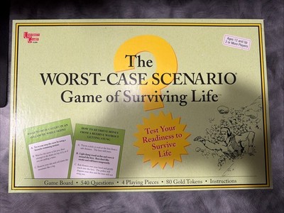 Worst Case Scenario Game of Surviving Life COMPLETE University Games 2006 Cards
