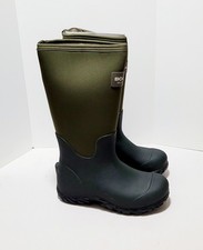 Men's Wellies Size 8 UK 42 EU Tall Seamless Workmen's Welly Boots Olive Green
