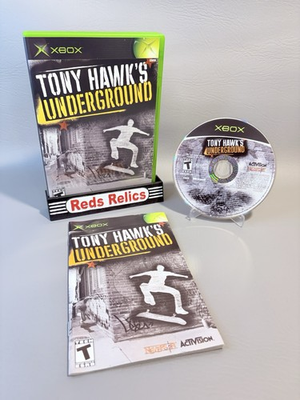 #ad Tony Hawk#x27;s Underground Microsoft Xbox 2003 Complete CIB 1yr Warranty $29.95