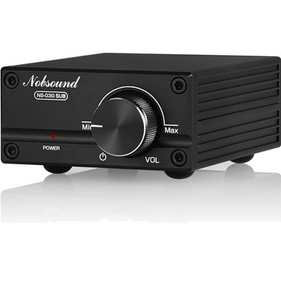 100W Subwoofer Verstärker Mono Kanal Digital Audio Mini Amp, Schwarz