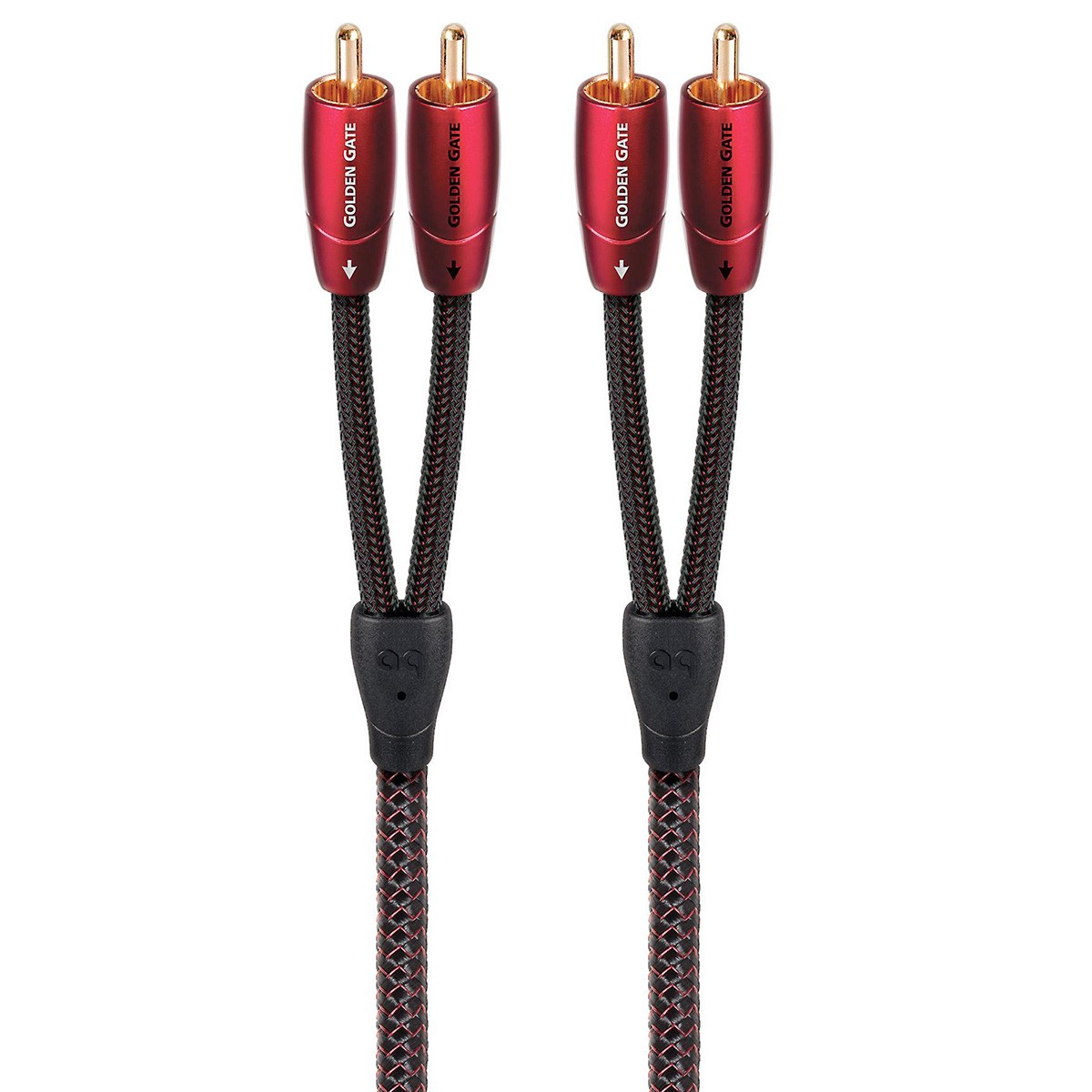 Пара кабелей AudioQuest Golden Gate длиной 1 м 328 фута от разъема RCA к разъему RCA Male 50090₽