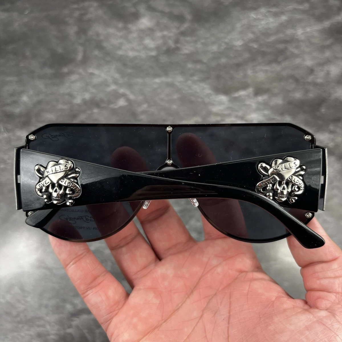 Ed Hardy Black Sunglasses for Men for sale | eBay