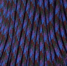 550 Paracord Oil Slick Made in the USA Polyester/Nylon (100 ft)