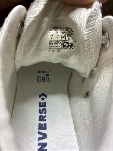 Size 7 Converse Chuck Taylor All Star Madison Mid White - Picture 6 of 10