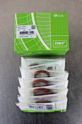 (10) CR SEALS SKF 32X42X7 HMS5 V RADIAL SHAFT SINGLE LIP OIL SEAL NEW