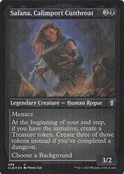 Safana, Calimport Cutthroat (Foil Etched) 496/1062 Commander Legends: Battle for Baldur's Gate