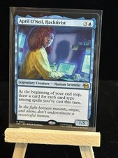 x1 April O'Neil, Hacktivist TMT Ninja Turtles MTG 29 M/NM 1x