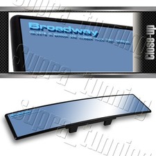300mm Broadway Convex Interior Clip On Rear View Blue Tint Mirror Universal 4