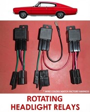 1966 1967 Dodge Charger - Rotating Headlight Relays New Upgraded 66 67
