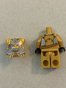 LEGO Castle, Gold Crown Knight Minifigure Set 7079 READ