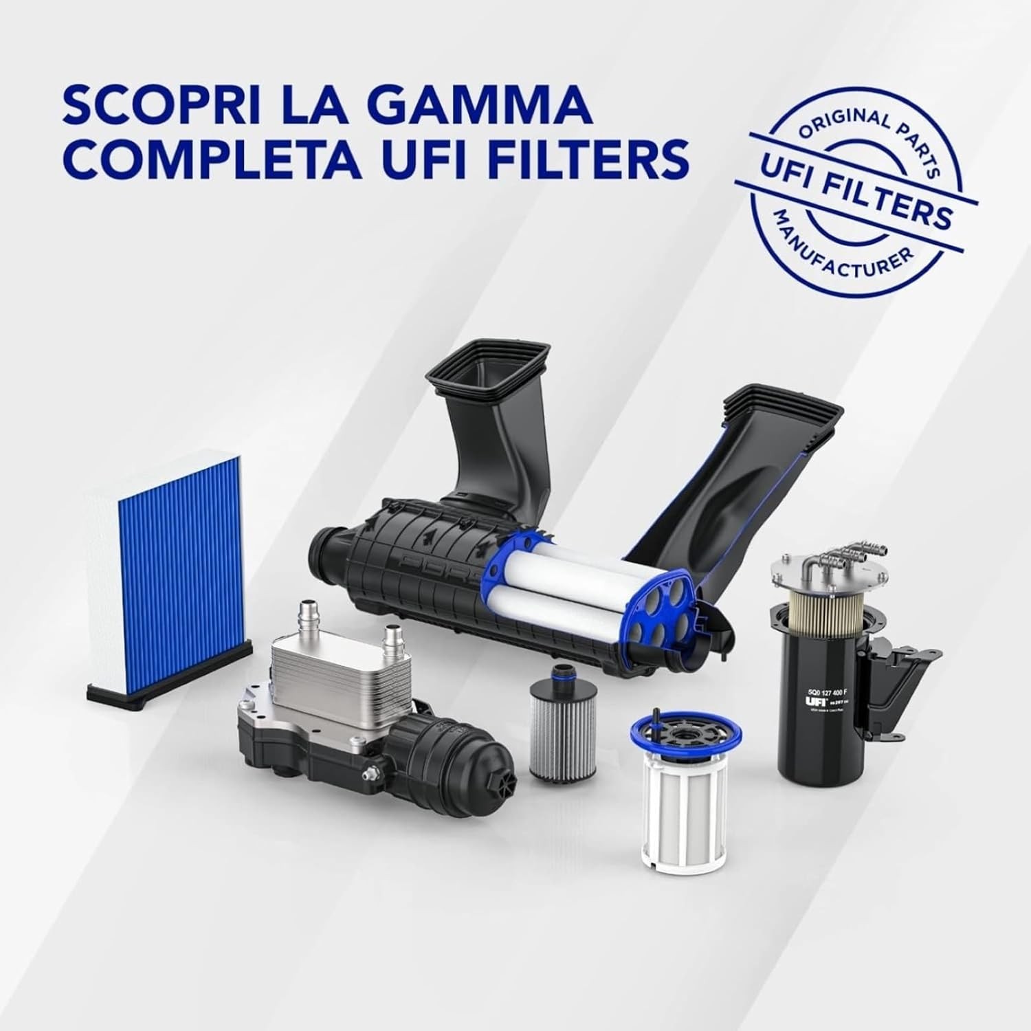 Ufi Filters, Filtro Olio per Ricambio 23.438.00, Adatto a Auto, Applicabile su D - Miniatura 6