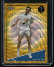 2021 Topps Chrome #/50 Rod Laver Gold Wave Refractor /50