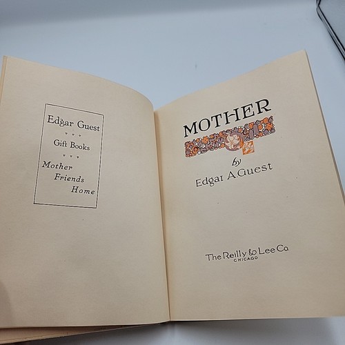 Vintage/Antique 1920's Book Mother by Edgar A. Guest - Picture 4 of 7