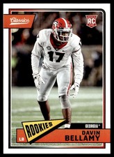 2018 Panini Classics Davin Bellamy Rookie Georgia Bulldogs #287