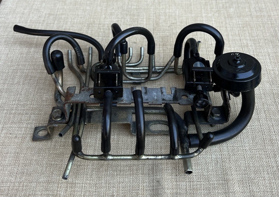 MAZDA ROTARY 1985-89 RX7 FC 12A GENUINE ENGINE SOLENOID VALVE ASSEMBLY RATS NEST