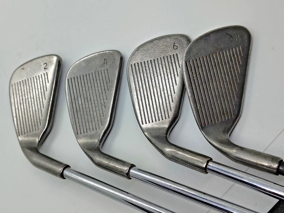 PING EYE 2 LOT 2,4,6,8 IRONS BLACK DOT MEN'S RH 3 STEEL, 1 GRAPHITE GOOD SHAPE - Image 4 of 4