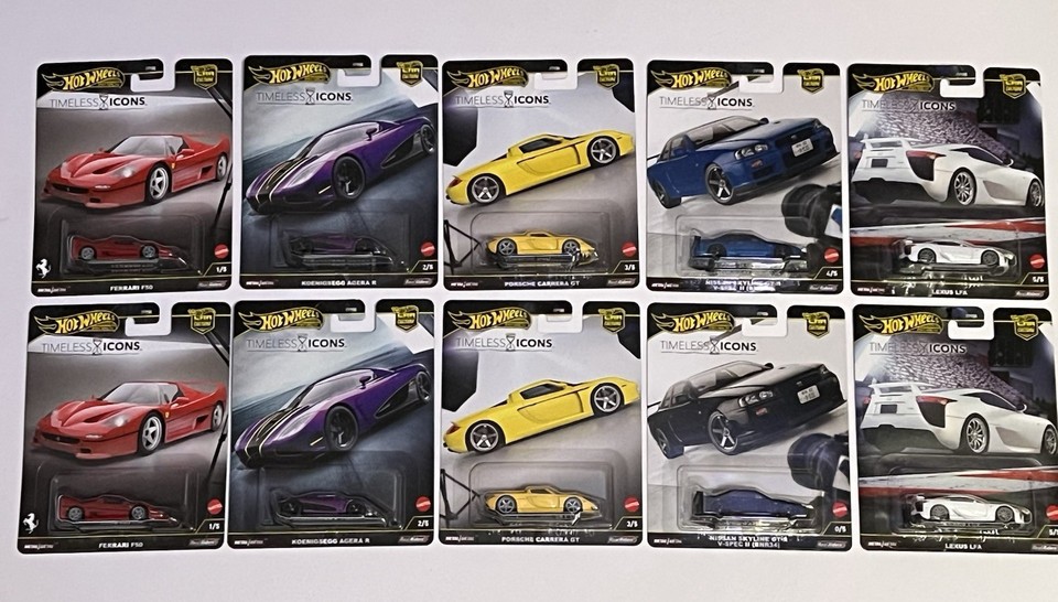 Hot Wheels Premium 2025 Timeless Icons Case FPY86961 N w/