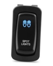 Rocker Switch ON-Off SPST Dual Blue LED Light Spot Light