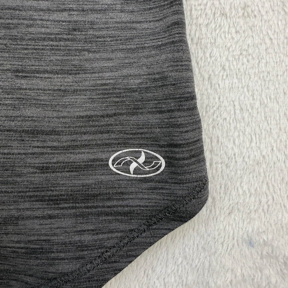 Top de lavandería New York para mujer gris carbón ropa deportiva manga corta entrenamiento mediano Foto 2 de 4