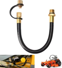 FOR KAWASAKI 51044-0902 FLEXIBLE OIL DRAIN HOSE FH FR FS FT FX MODELS 16" 3/4" W