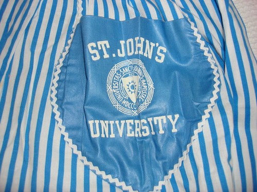 Vintage Half Apron ST JOHN'S UNIVERSITY - Picture 2 of 2