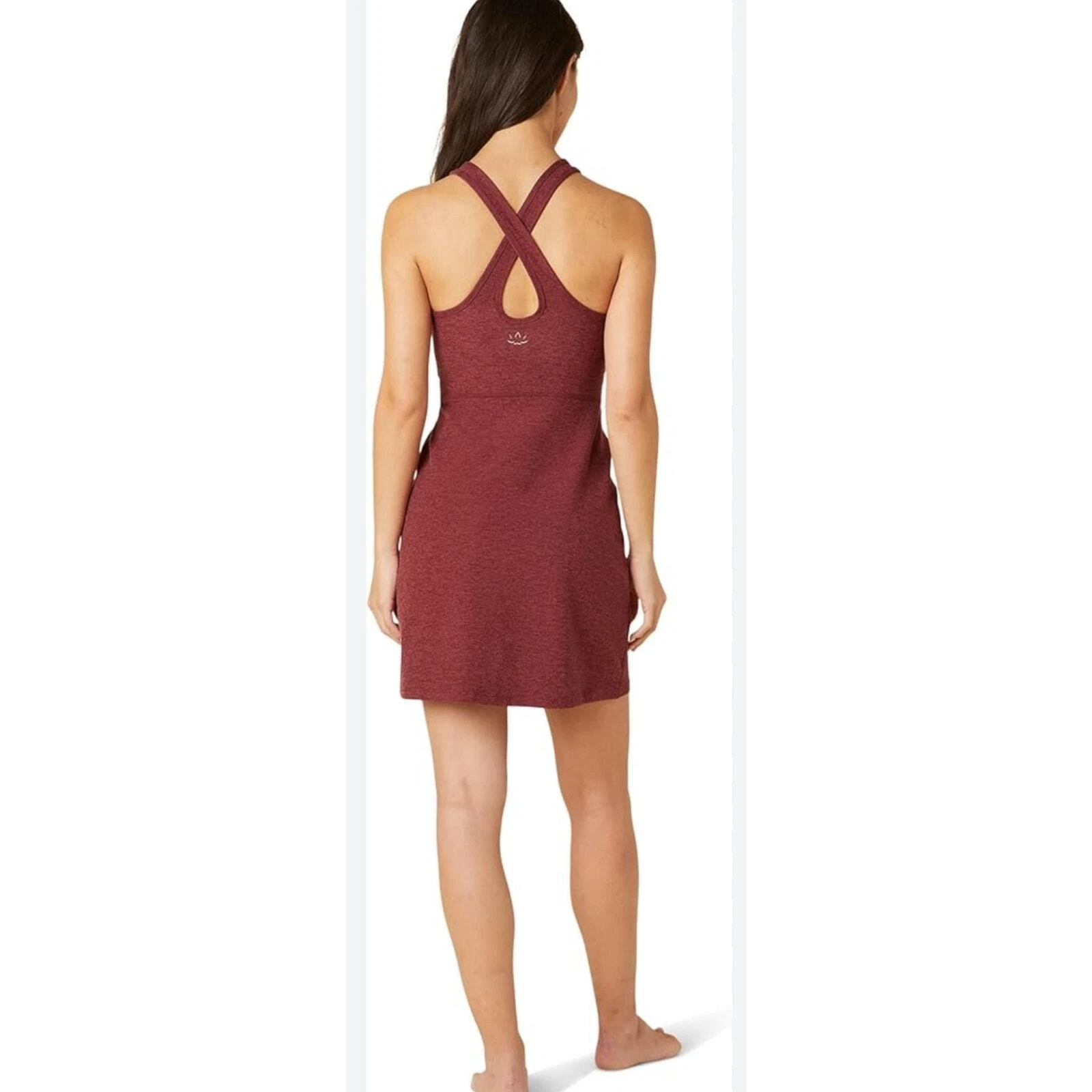 beyond-yoga spacedye under lock and key soft stretchy dress