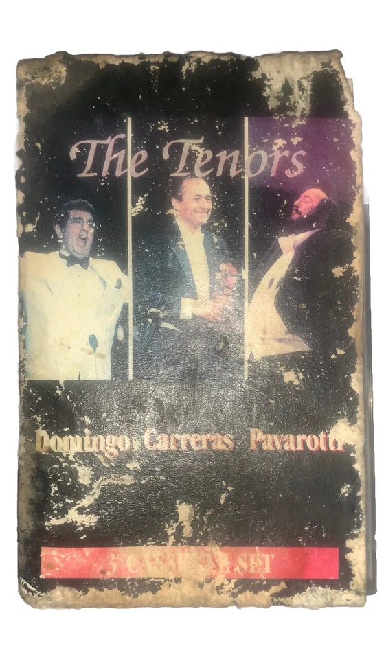 The Tenors Domingo Carreras Pavarotti 3 Cassette Set 1992 Compilation Box Damage - Image 2 of 4