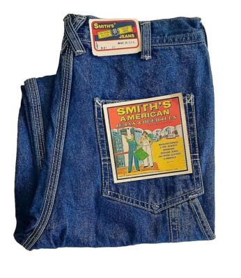 Vintage Smith's Carpenter Jeans Size 12 L Waist 26 Made In The USA New With Tags