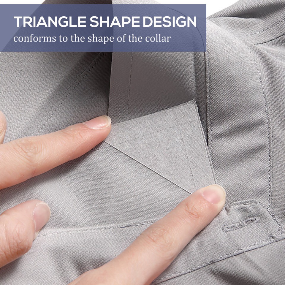 60 Pcs Shirt Collar Support Stays Male Stiffener for Mens Shirts