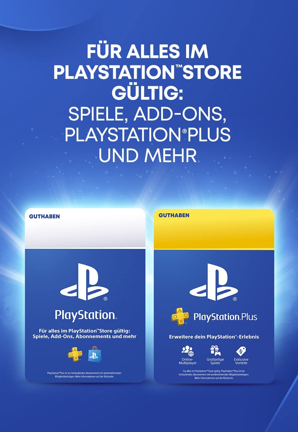 100€ PlayStation Store Guthaben PSN Deutsches Konto [Code per Email