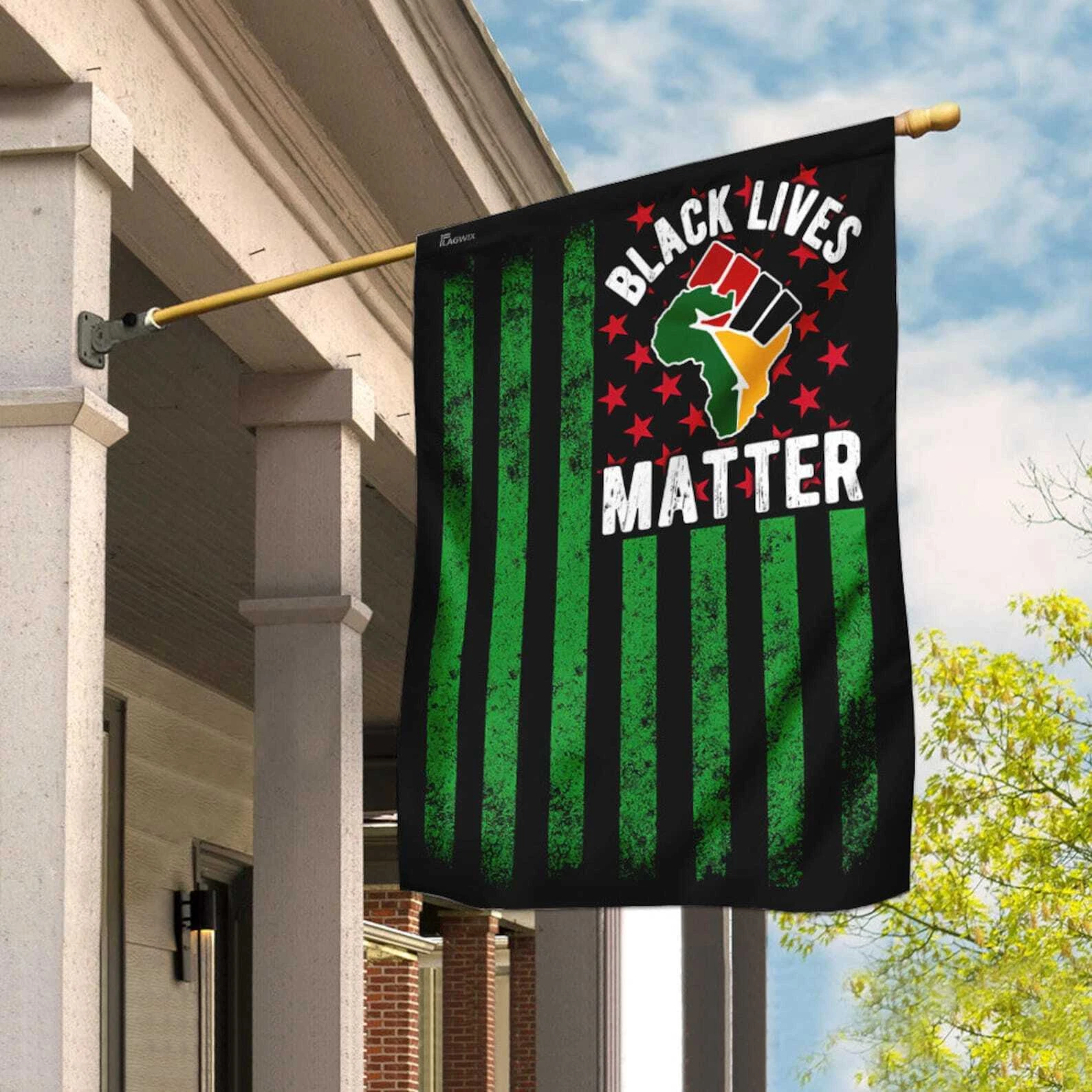 Juneteenth 1865 Freedom Day House Flag