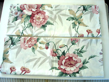 Spring Pillowcase Pink Green Floral, Standard Size 20" x 28"
