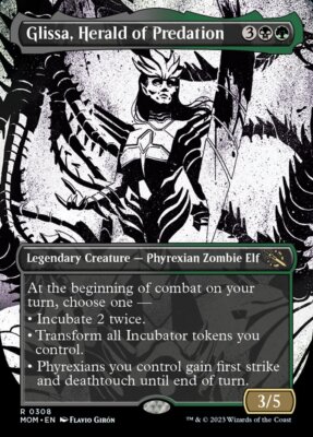 MTG Glissa, Herald of Predation (308/526) March of the Machine LP