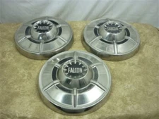 Ford Falcon Dog Dish Hub Cap Set of 3   22I023
