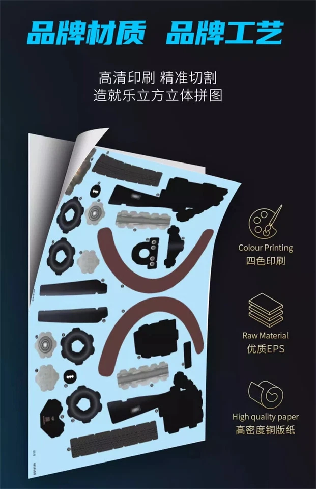 Rompecabezas de papel Cubicfun 3D DC Batman Wayne Manor 187 piezas modelo de colección de papel Foto 3 de 4