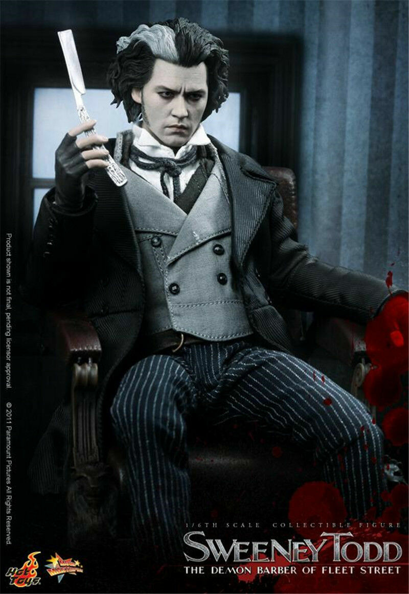 HOTTOYS HT MMS149 Sweeney Todd Action Figure Demon Barber 1:6