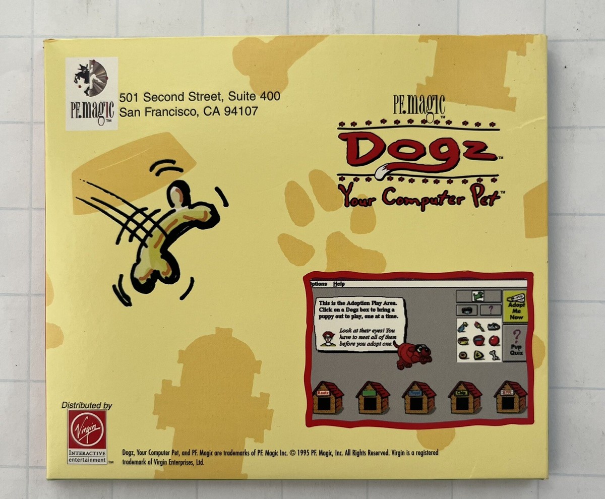 Dogz Your Computer Pet PC Game Computer Software Video Game