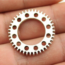 10Pcs 25Mm Pendant Steampunk Gear Steampunk Gear Charm Pendants for Jewelry Maki