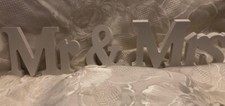 Wooden Free Standing Mr & Mrs