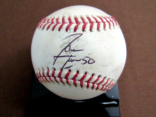 JAMESON TAILLON YANKEES PIRATES SIGNED AUTO SPRING TRAINING GU'ED BASEBALL JSA - Picture 3 of 3